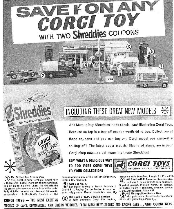 1963 Shreddies Corgi Toy Discount