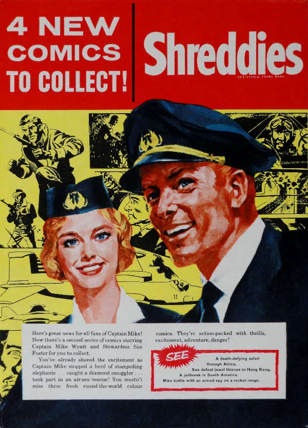 1960s Shreddies Captain Mike Adventure Comic