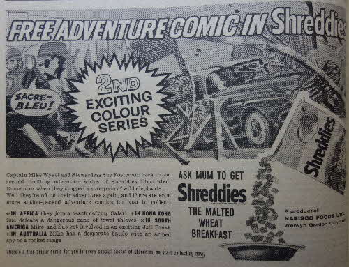 1961 Shreddies New Adventure Comics