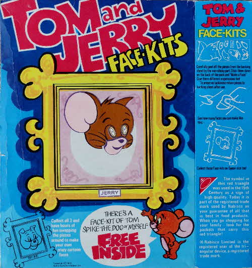 1971 Shreddies Tom & Jerry Face Kits made (3)