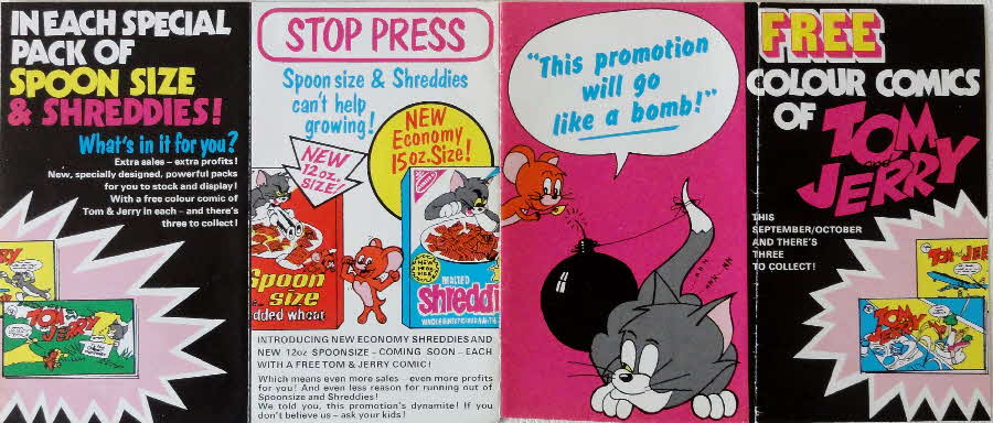 1972 Shreddies Tom & Jerry Comics promo leaflet (2)