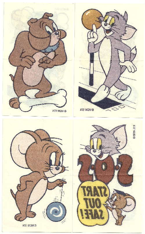1974 Spoonsize Tom & Jerry Iron on Transfer