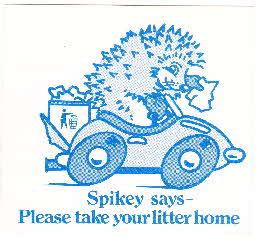 1976 Shredded Wheat Spoonsize Spikey’s Sticker (2)