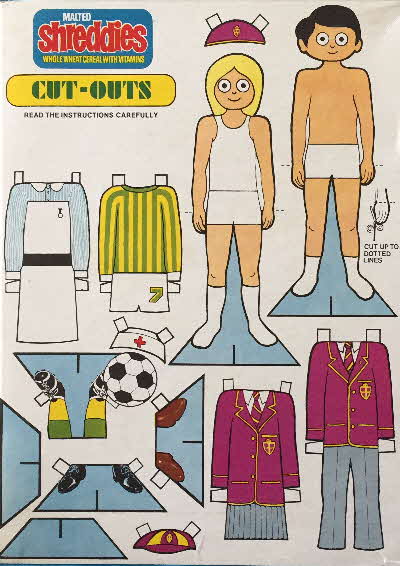 1976 Shreddies Cut n Play Dolls (1)