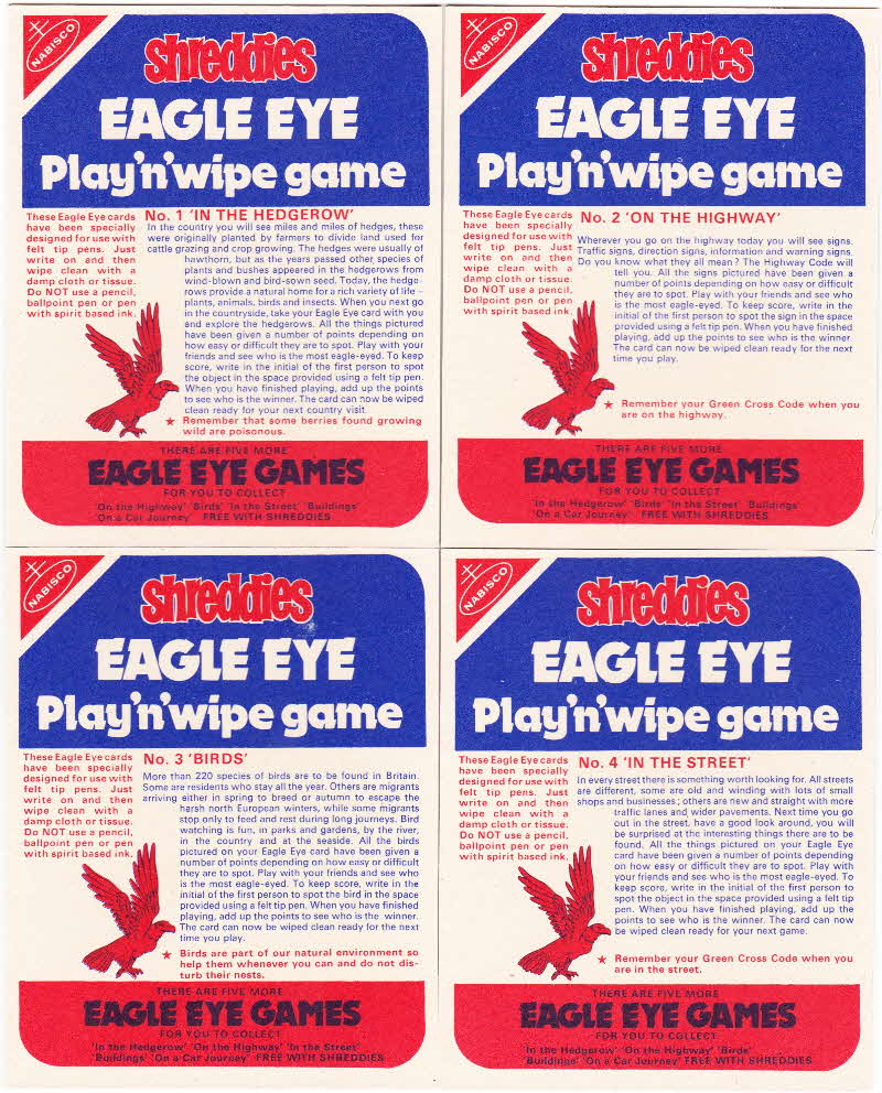 1978 Shreddies Eagle Eye Play n Wipe back (1)
