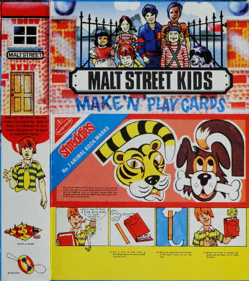 1970s Shreddies Malt Street Kids Make n Play Cards (2)