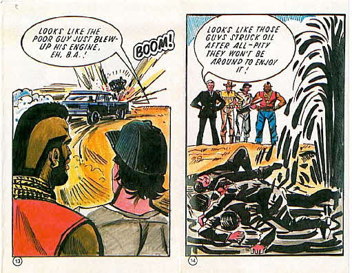 1985 Shreddies A Team Comics Kidnap Caper Part 6