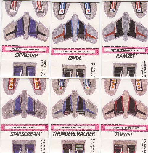 1985 Shreddies Rocket planes