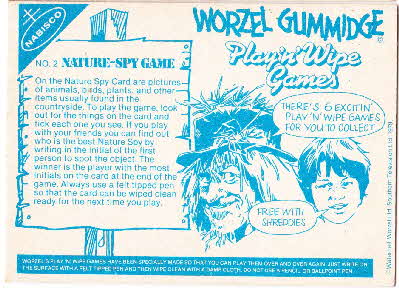 1980 Shreddies Worzel Gummidge Play n Wipe reverse (1)1
