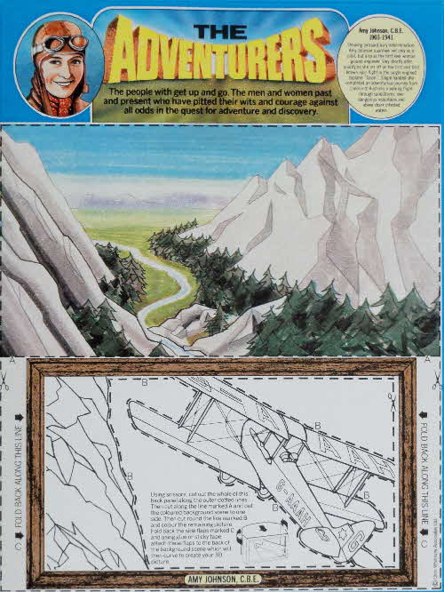 1981 Shreddies The Adventurers Amy Johnson