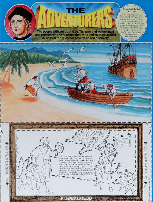 1981 Shreddies The Adventurers Christopher Columbus