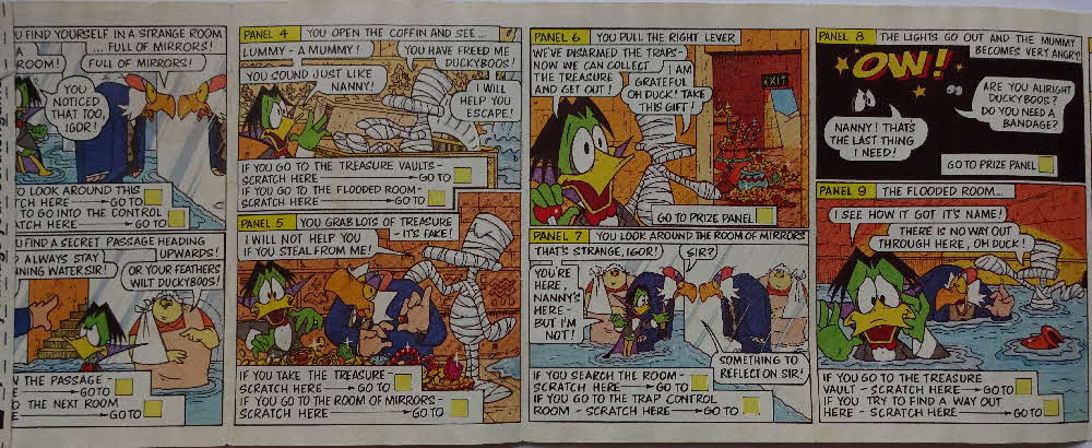 1989 Shreddies Count Duckula Adventure Scratch Game (3)