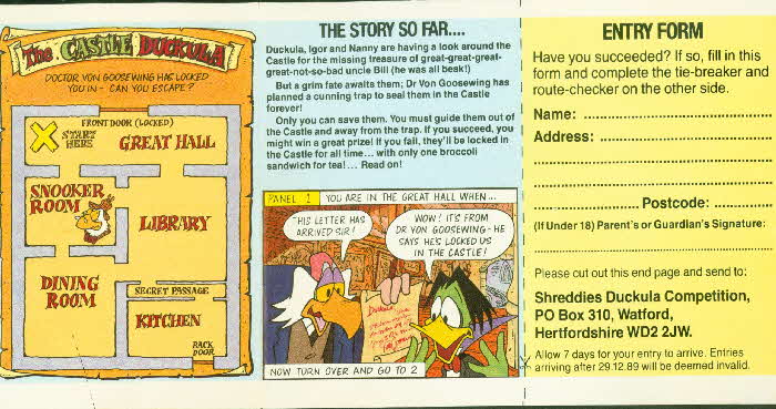 1989 Shreddies Count Duckula Comic (3)