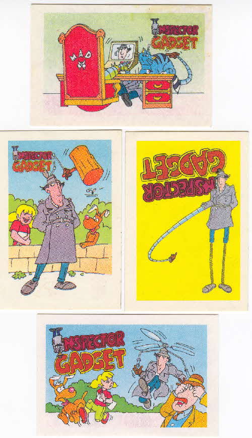 1987 Shreddies Inspector Gadget transfers