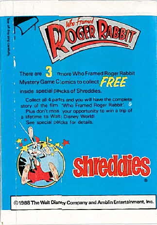 1988 Shreddies Roger Rabbit Comic 1 Page 13