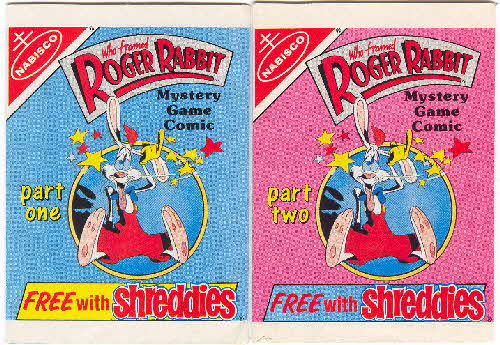 1988 Shreddies Roger Rabbit Comics