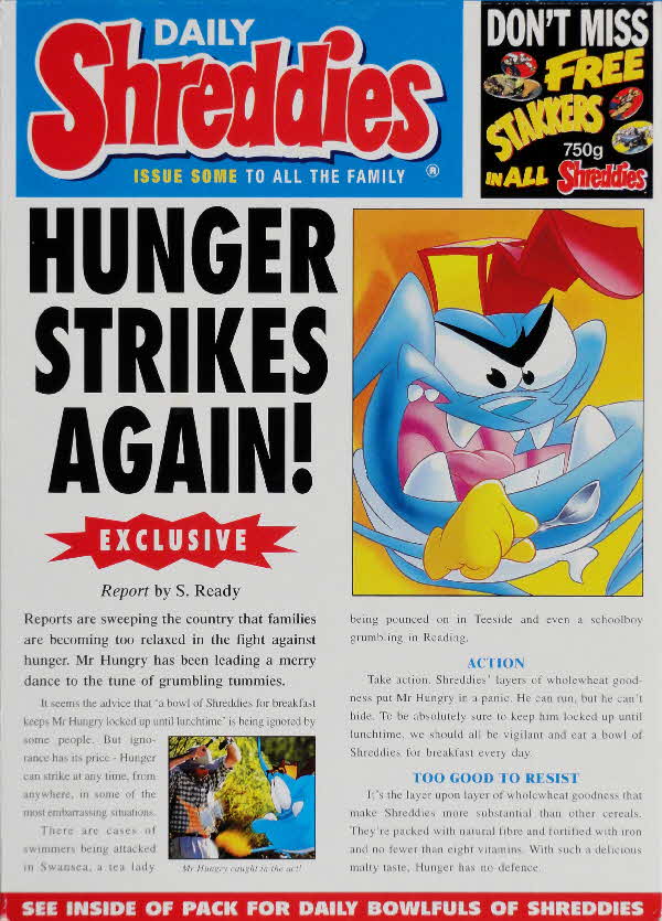 1995 Shreddies Hunger Strikes Again 2