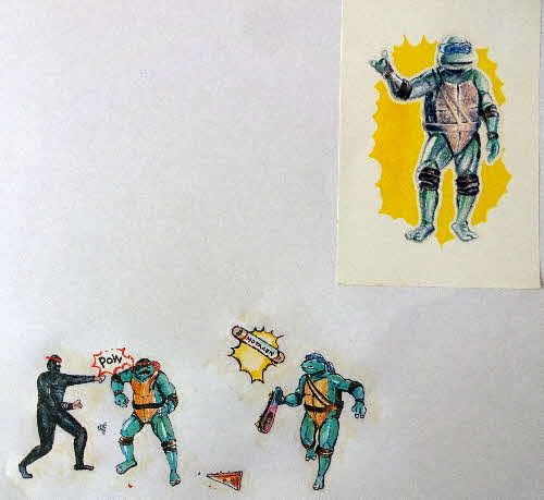 1990 Shreddies Teenage Mutant Ninja Turtles Transfers (1)