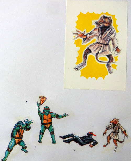 1990 Shreddies Teenage Mutant Ninja Turtles Transfers (2)