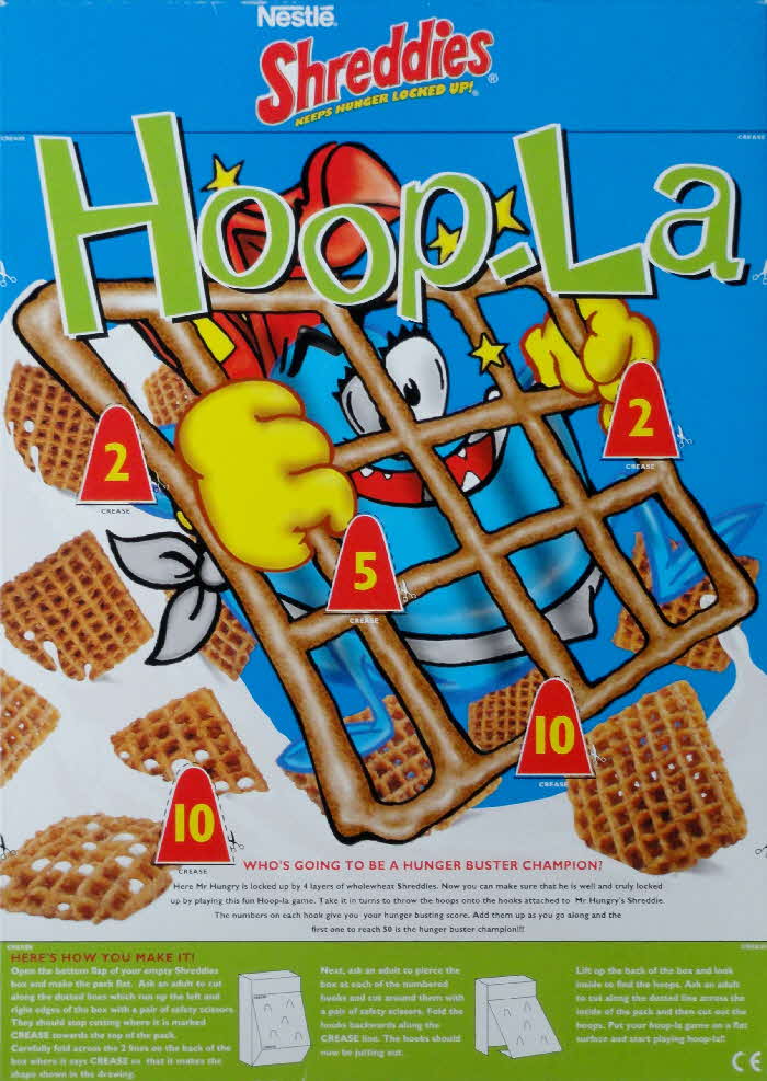 1998 Shreddies Hoop-La Hunger Game