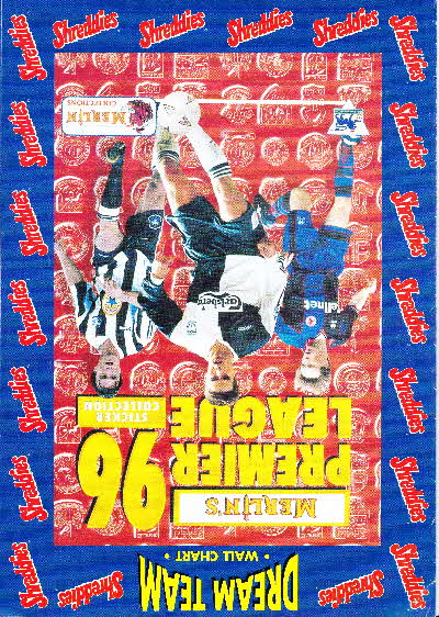 1996 Shreddies Premier League 96 Merlin Stickers Poster (3)