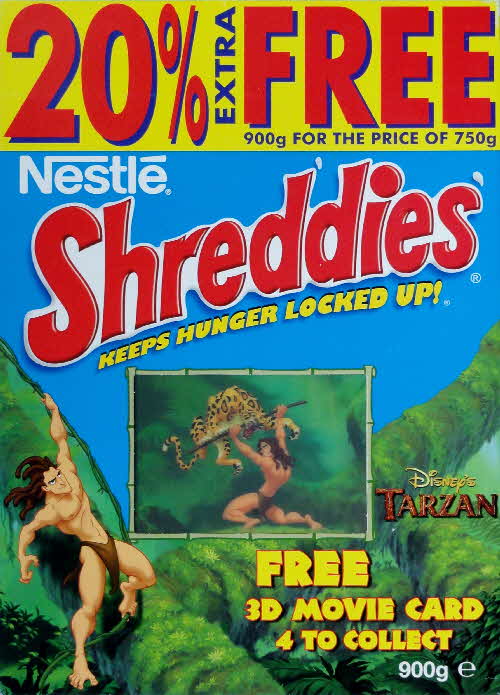 1999 Shreddies Tarzan 3D Movie Card front (4)