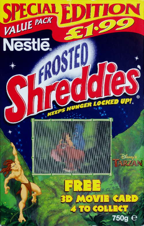 1999 Shreddies Tarzan 3D Movie Card front (5)