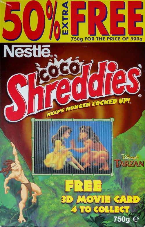 1999 Shreddies Tarzan 3D Movie Card front (7)
