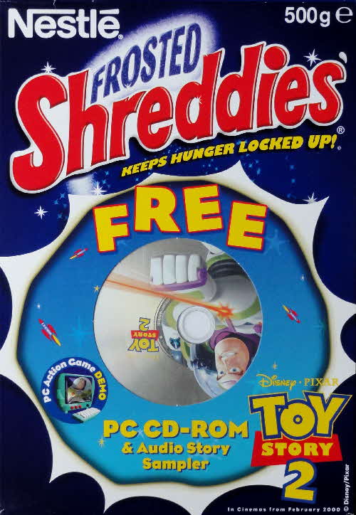 1999 Shreddies Toy Story 2 PC CD Rom