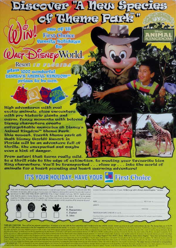1997 Shreddies Walt Disney World Competition