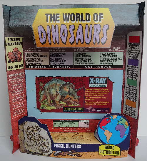 1997 Shreddies X Ray Dinosaur Cards (2)