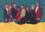 1993 Shreddies Beverley Hills 90210 Trivia cards 3 small