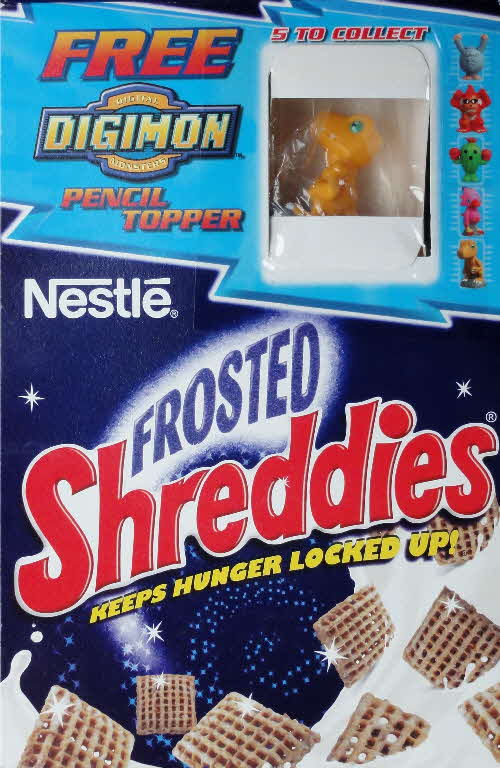 2001 Shreddies Digimon Pencil Topper front