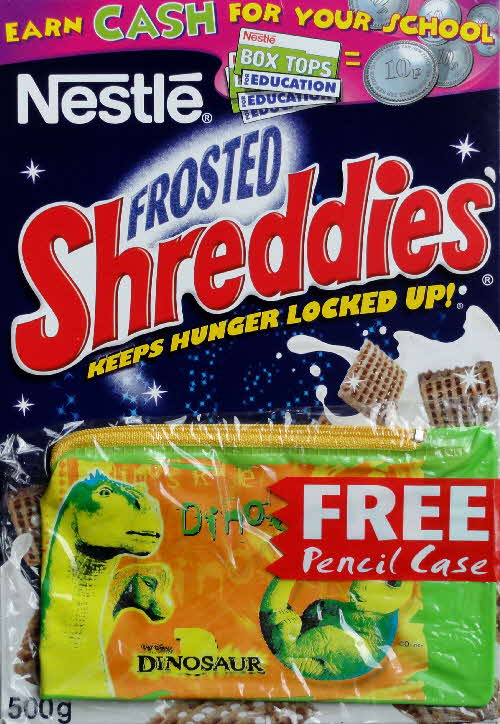 2000 Shreddies Dinosaur Pencil Case front (2)