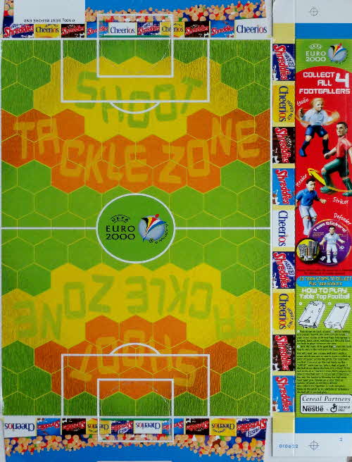 2000 Shreddies Euro 2000 Footballer & Table Top Game