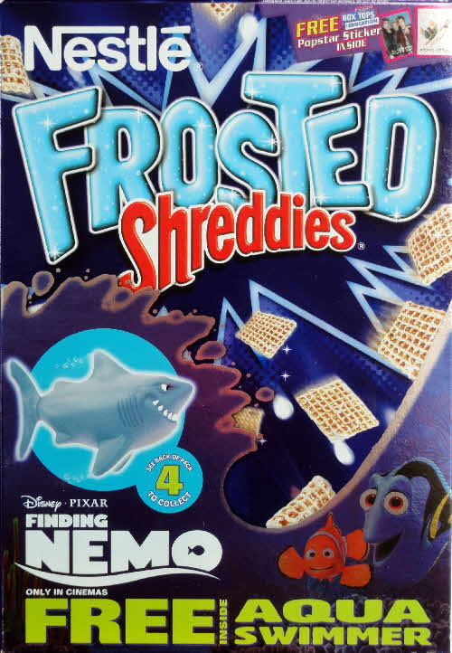 2003 Shreddies Frosted Finding Nemo Aqua Swimmer Shinny pack (1)