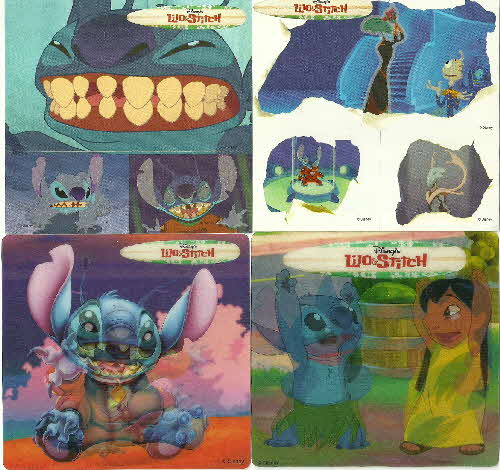 2002 Shreddies Lilo & Stitch Action Stickers (1)