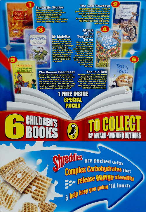 2003 Shreddies Puffin Books