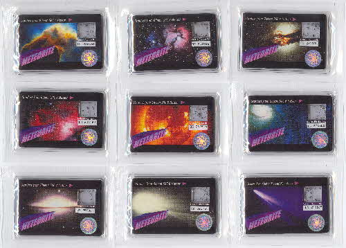 2001 Shreddies Meteorite cards 1