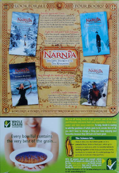 2005 Shreddies Narnia Books
