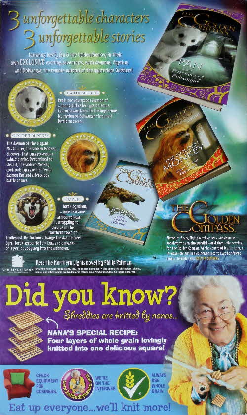 2007 Shreddies The Golden Compass Storybook