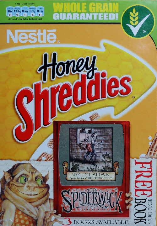 2008 Shreddies Spiderwick Book front (2)