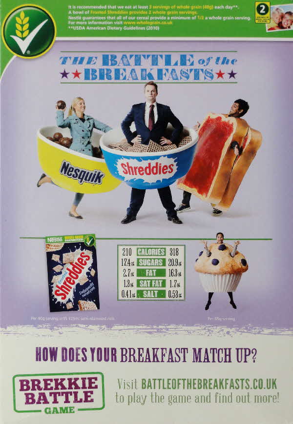 2013 Shreddies Battle of Breakfasts