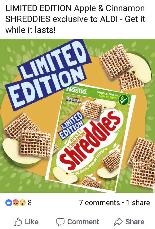 2019 Shreddies Apple & Cinnamon Advert