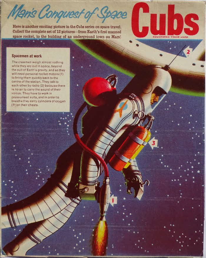 1950s Shredded Wheat Cubs Conquest of Space