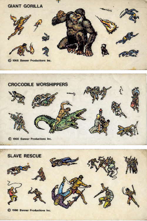 1966 Shreddies Tarzan transfers