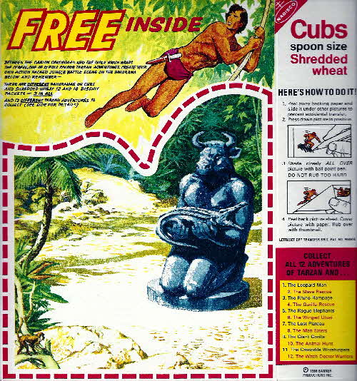 1966 Spoonsize Tarzan Letraset Action Transfers (1)