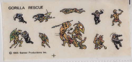 1966 Spoonsize Tarzan Letraset Transfers (2)