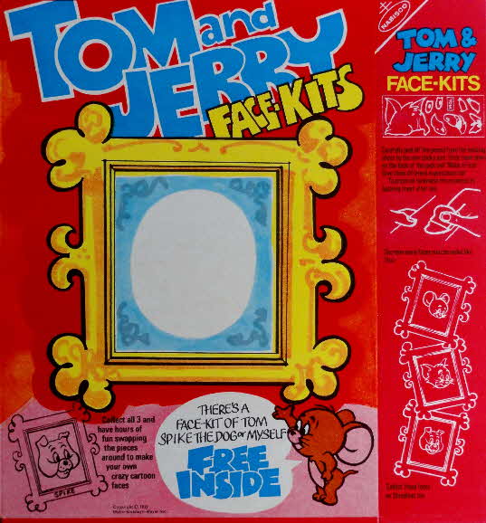 1972 Spoonsize Tom & Jerry Face Kits