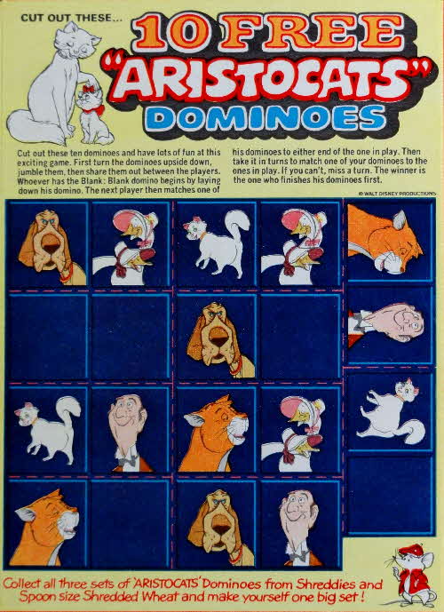 1971 Spoonsize Aristocats Dominoes (3)